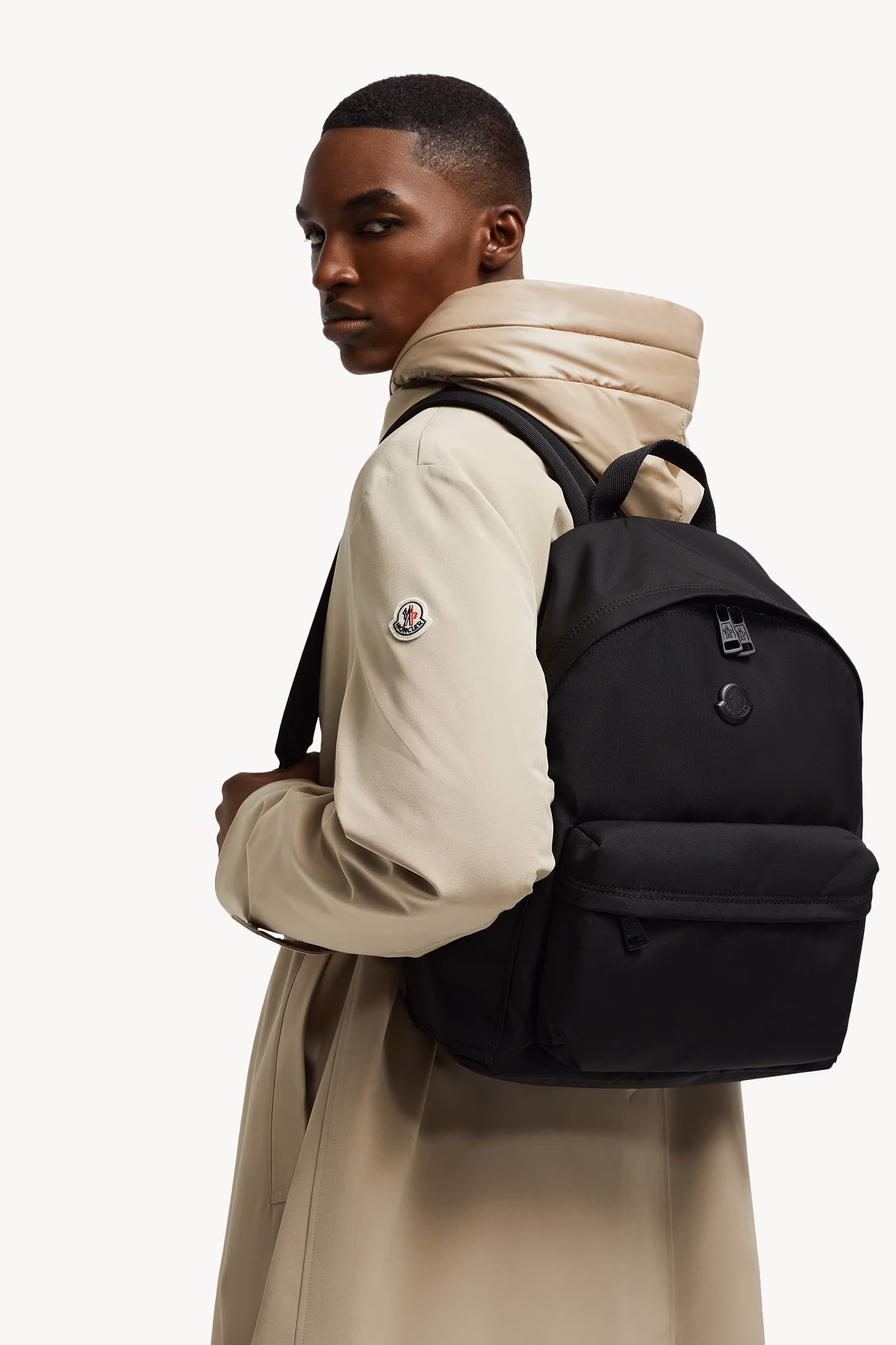 Sac à dos imperméable New Pierrick Hommes Noir Moncler 2
